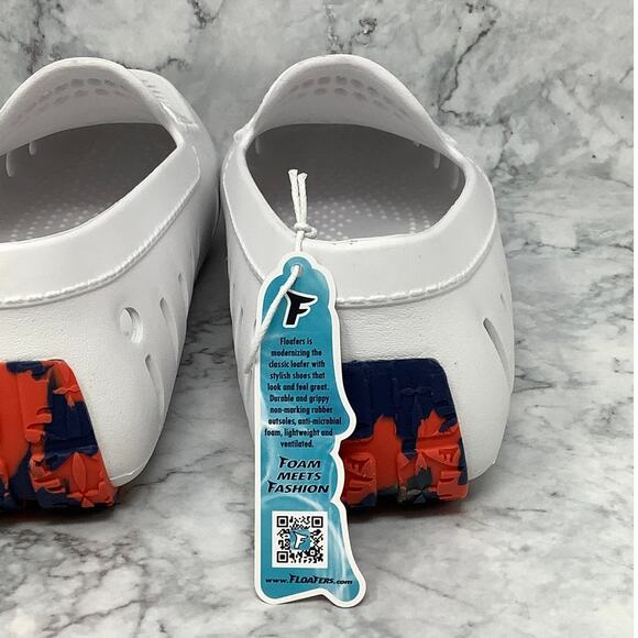 Floafers Mens 12 Bright White Country Club Driver Loafers Slip On Shoes P17-1 - Picture 9 of 11